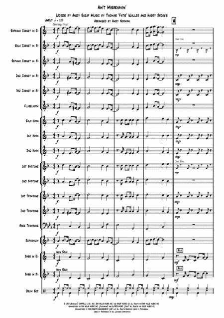 Ain't Misbehavin' (arr. Andy Norman)