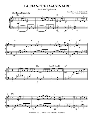 Fiancee Imaginaire (arr. Christian Bennedsen)