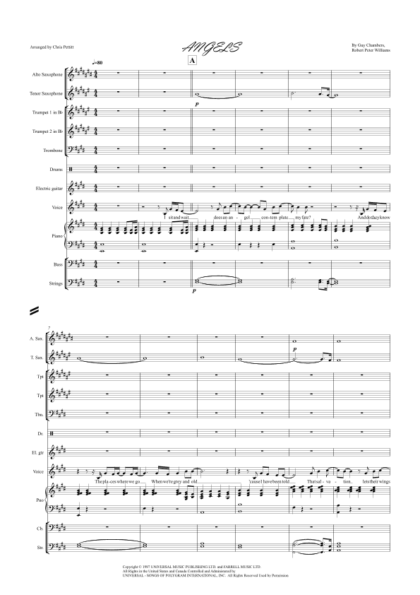 Angels (arr. Chris Pettitt)
