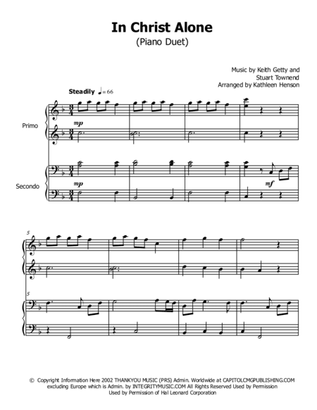 In Christ Alone (arr. Kathleen Henson)
