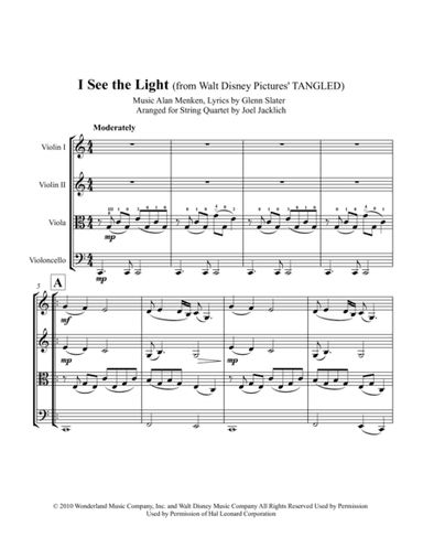 I See The Light (arr. Joel Jacklich)