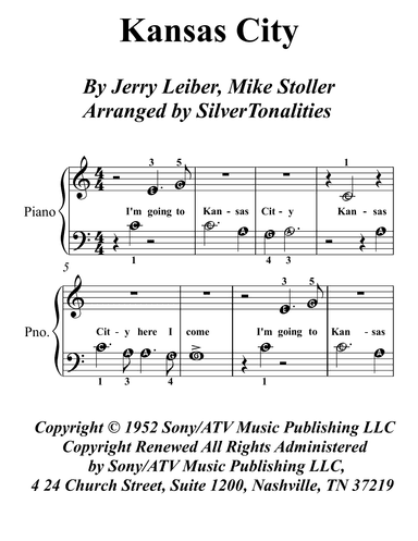 Kansas City (arr. SilverTonalities)