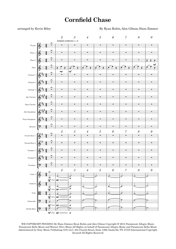 Cornfield Chase (arr. Kevin Riley)