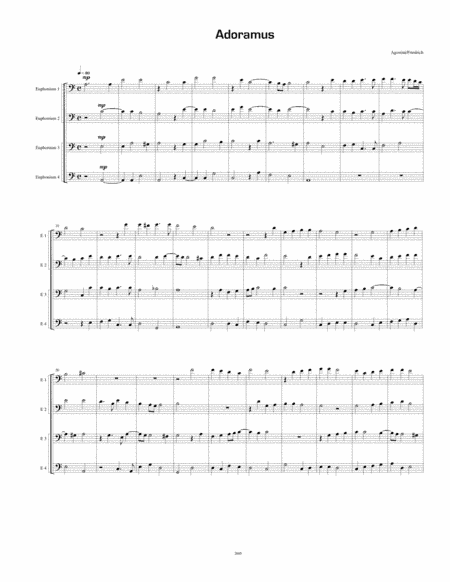 Adoramus (arr. Kenneth D. Friedrich)