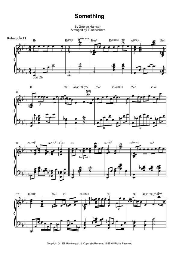Something (arr. Tunescribers)
