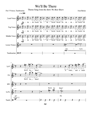We Bare Bears (arr. Lianna Pfister)