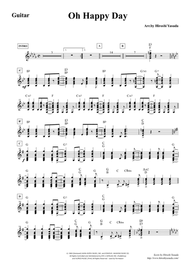 Oh Happy Day (arr. Hiroshi Yasuda)