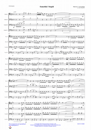 Somethin' Stupid (arr. Josef STASTNY)