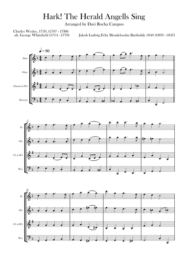 Hark! The Herald Angells Sing (arr. Davi Rocha Campos)