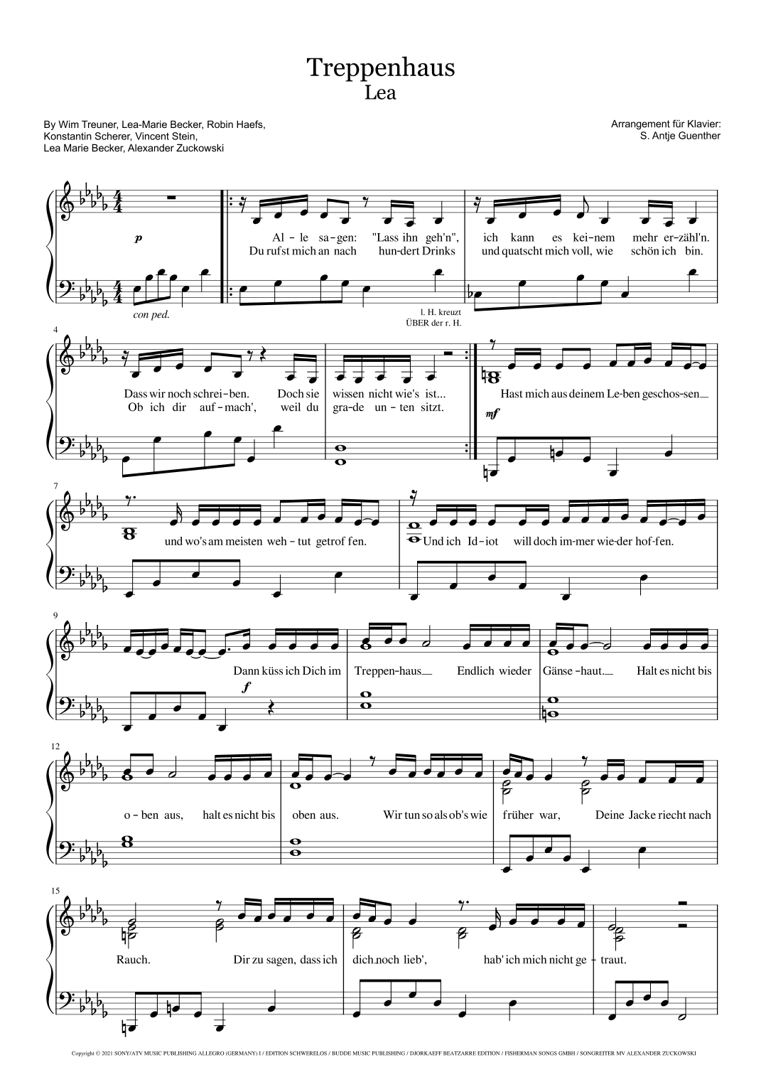 Treppenhaus (arr. Antje Günther)