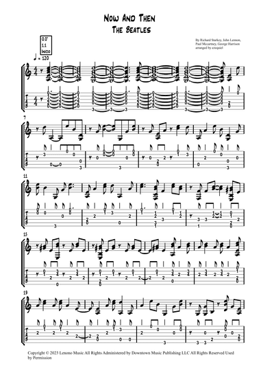 Now And Then (arr. BY EZEQUIEL EDIÇÕES)