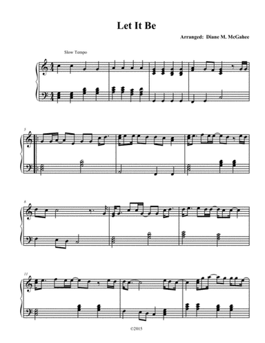 Let It Be (arr. Diane M. McGahee)