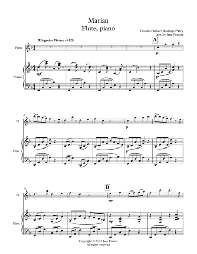 Marian (arr. Jane Frasier)