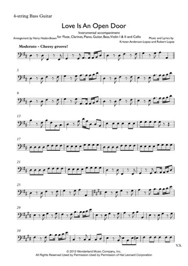 Love Is An Open Door (arr. Harry Haden-Brown)