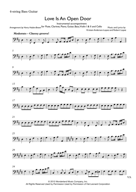 Love Is An Open Door (arr. Harry Haden-Brown)