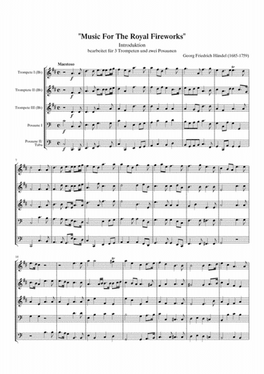 Music For the Royal Fireworks (arr. Labrassli)