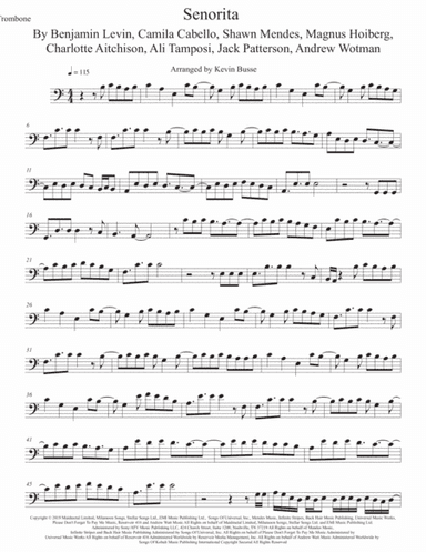Senorita (arr. Kevin Busse)