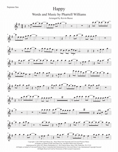 Happy (arr. Kevin Busse)