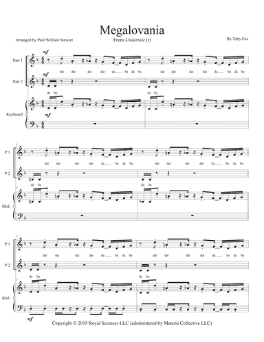 Megalovania (arr. Paul William Stewart)