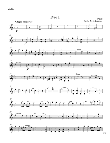Duo #1 (arr. Nick Lacanski)