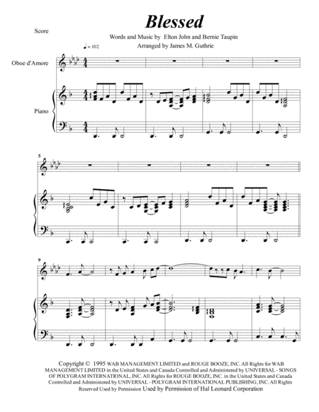 Blessed (arr. James M. Guthrie)