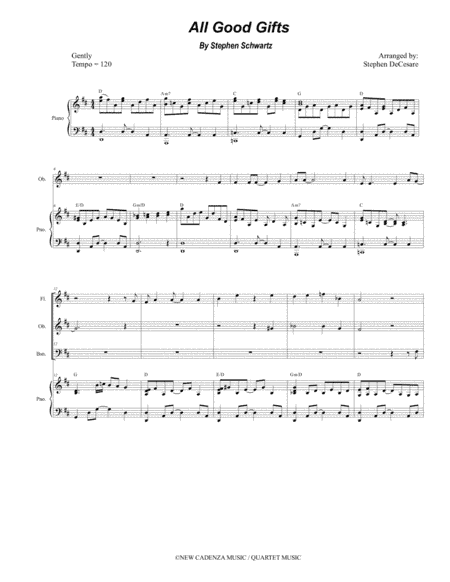 All Good Gifts (arr. Stephen DeCesare)