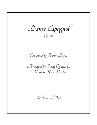 Danse Espagnol (arr. Monica Re Martin)