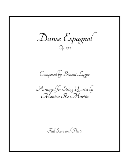 Danse Espagnol (arr. Monica Re Martin)