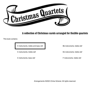 Christmas Flex Quartets - C Score (arr. Chriss Scherer)