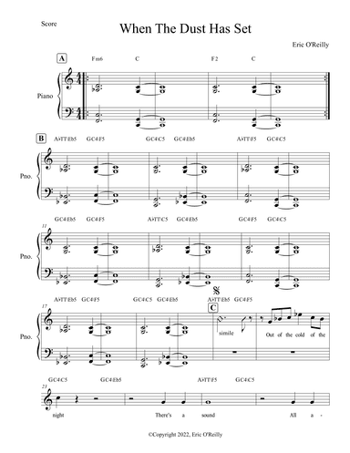 When The Dust Has Set