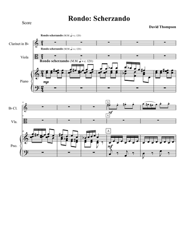 Rondo Scherzando, from "Four Pieces"