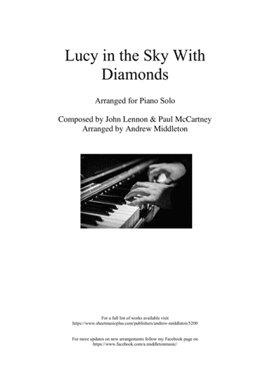 Lucy In The Sky With Diamonds (arr. Andrew Middleton)