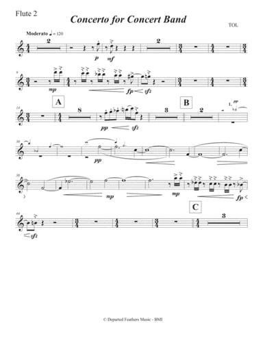 Concerto for Concert Band (2011) Flute 2