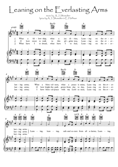 Leaning on the Everlasting Arms (arr. PianoSheetNow)