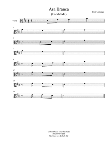 Asa Branca (arr. Daniel Machado)
