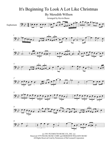 It's Beginning To Look Like Christmas (arr. Kevin Busse)