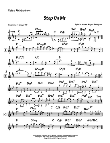 Step On Me (arr. Katsumi WF)