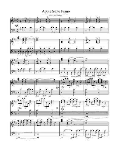 Apple Suite Piano