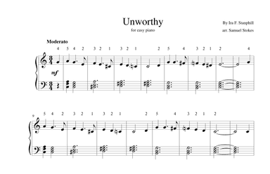 Unworthy (arr. Samuel Stokes)