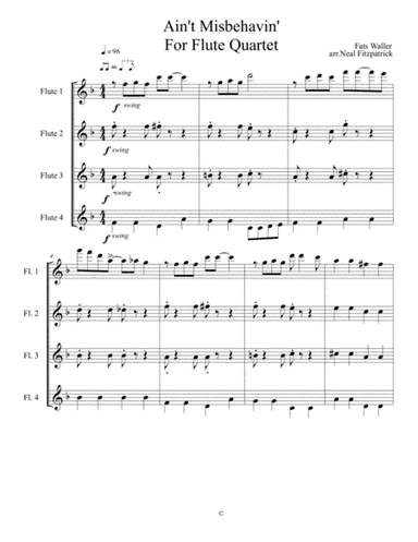 Ain't Misbehavin' (arr. Neal Fitzpatrick)