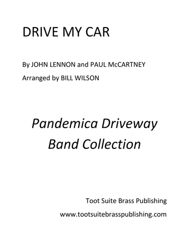 Drive My Car (arr. Bill Wilson)
