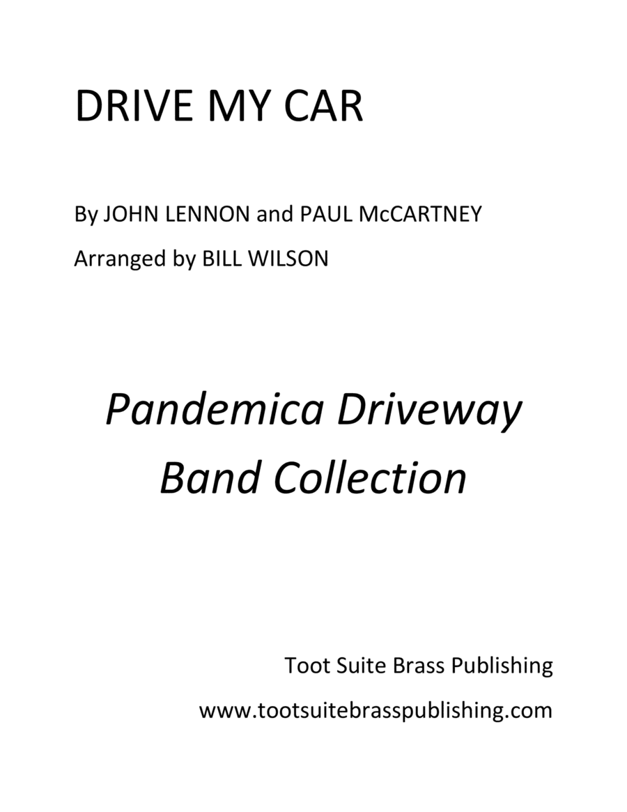 Drive My Car (arr. Bill Wilson)