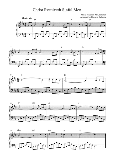 Christ Receiveth Sinful Men (arr. Kaiserin Rebecca)