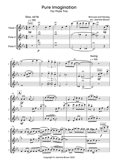 Pure Imagination (arr. Jasmine Brown)