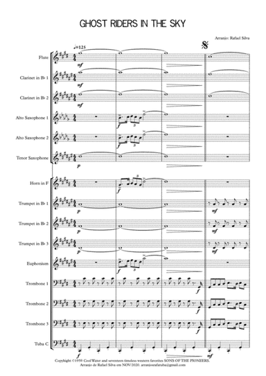 (ghost) Riders In The Sky (a Cowboy Legend) (arr. Arranjo Rafael Silva)