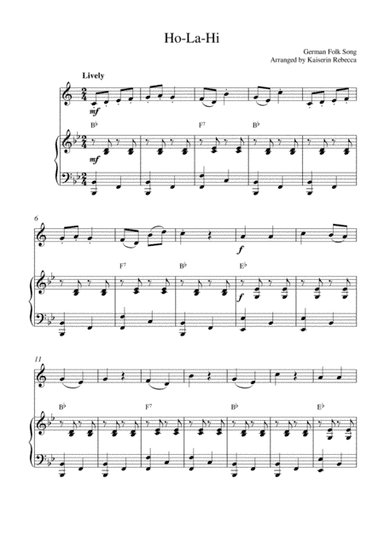 Ho-La-Hi (arr. Kaiserin Rebecca)