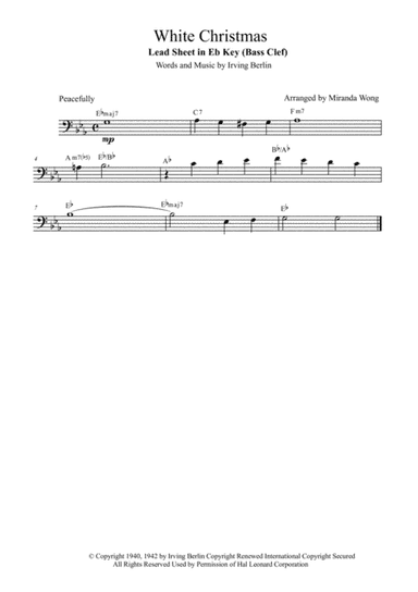 White Christmas (arr. Miranda Wong)