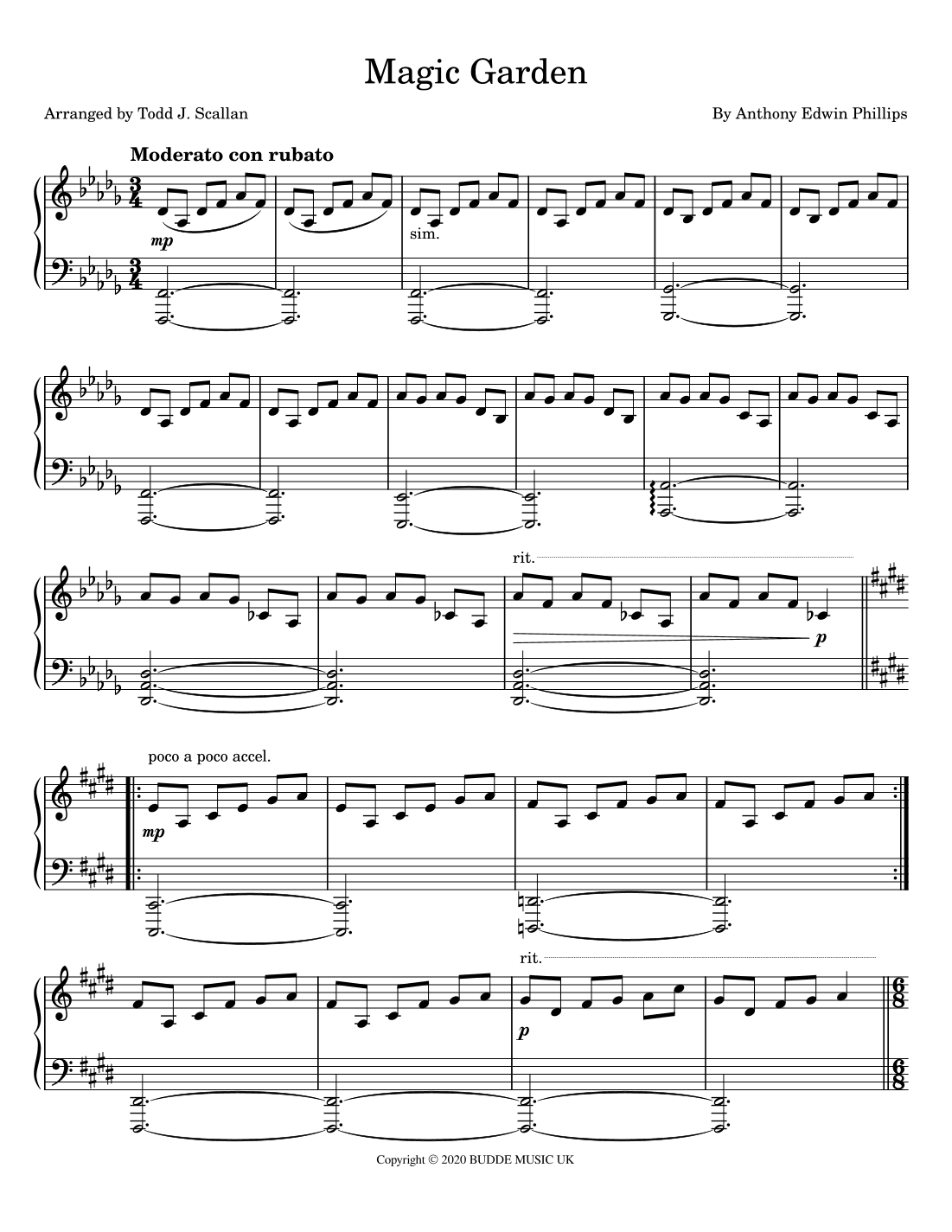 Magic Garden (arr. Todd J. Scallan)