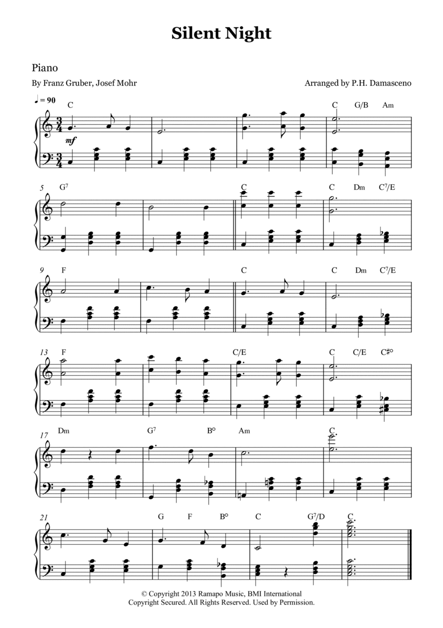 Silent Night (arr. P.H. Damasceno)