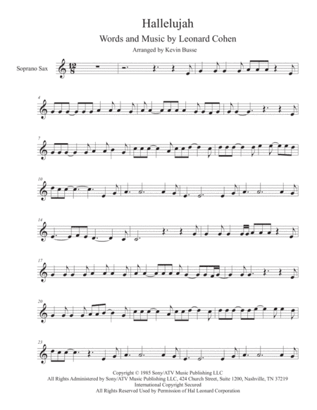 Hallelujah (arr. Kevin Busse)